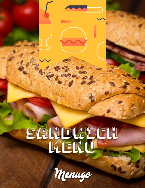 Menugo - Sandwich Menu Template