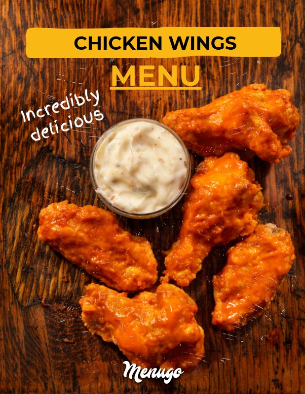 Menugo - Chicken Wings Menu Theme