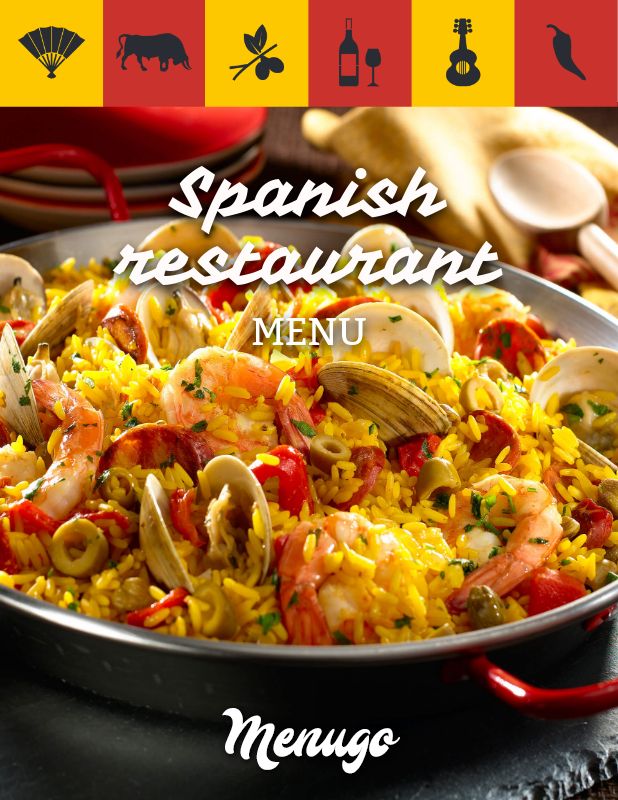 Menugo Spanish Menu Template