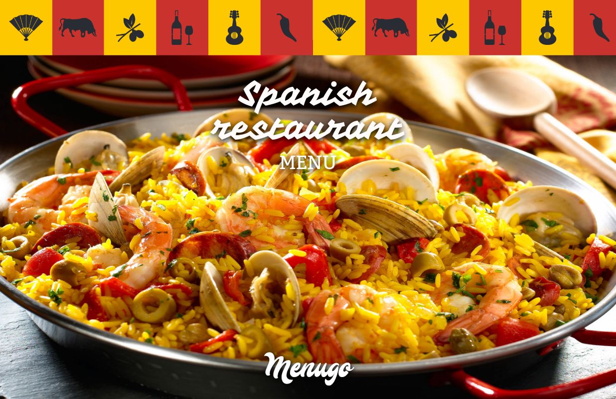 Spanish Menu Template Free Printable