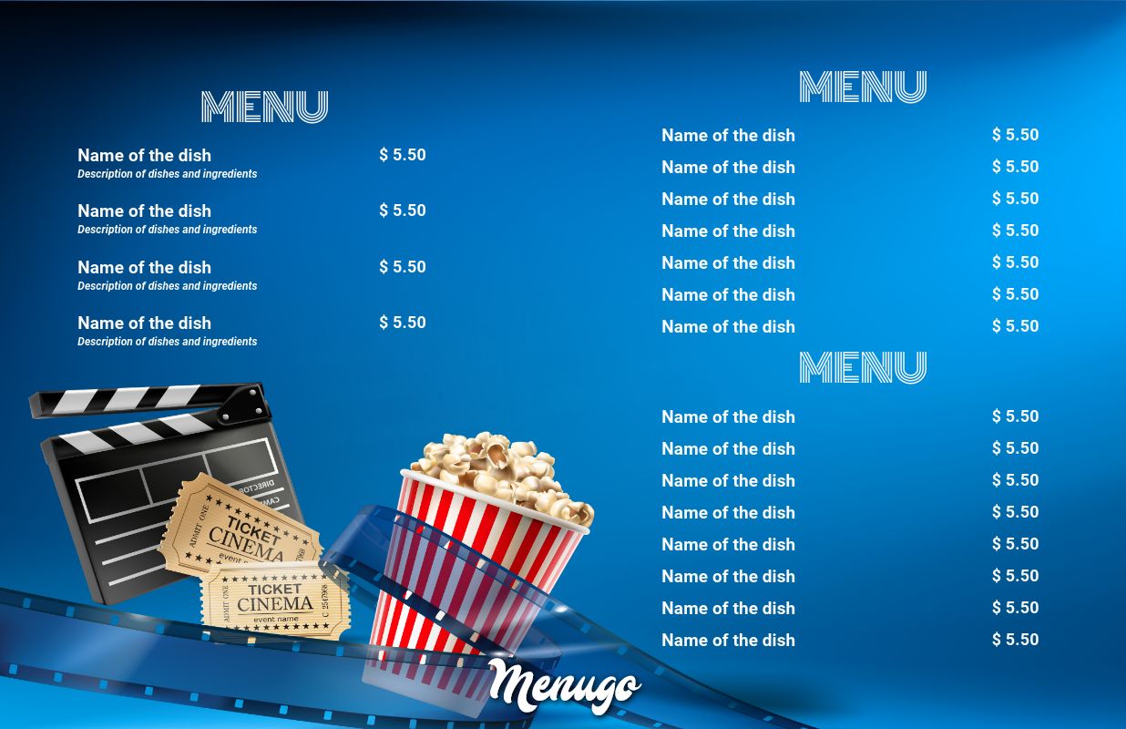 Movies with a menu.