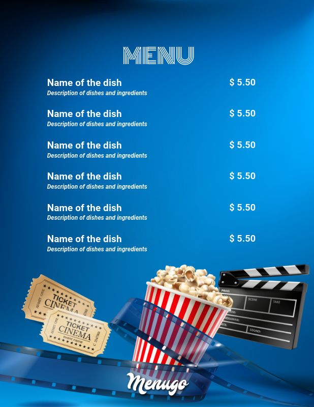 Movies with a menu.