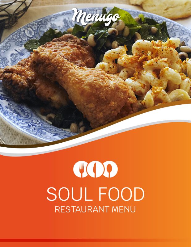 Menugo Soul Food Menu Template