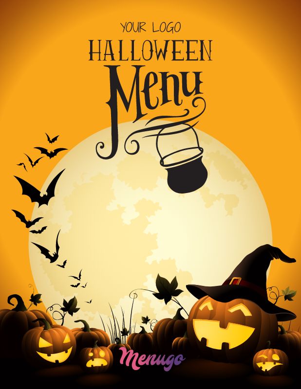 Halloween Menu Template