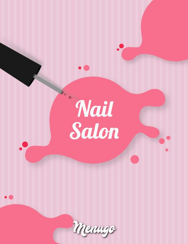 Nail Services Salon Price List Template Salon Price List