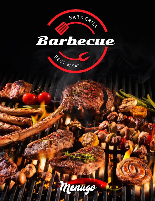 Menugo Barbecue Menu Template