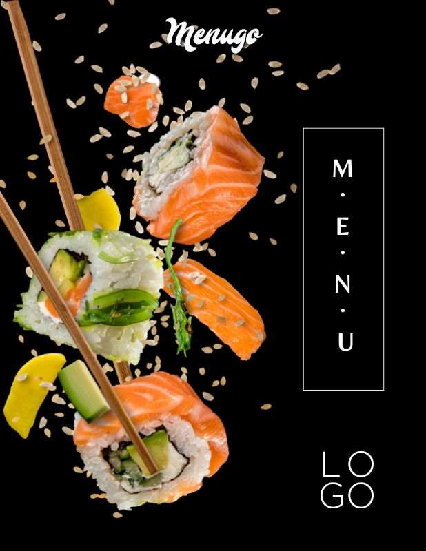 Menugo Sushi Menu Template