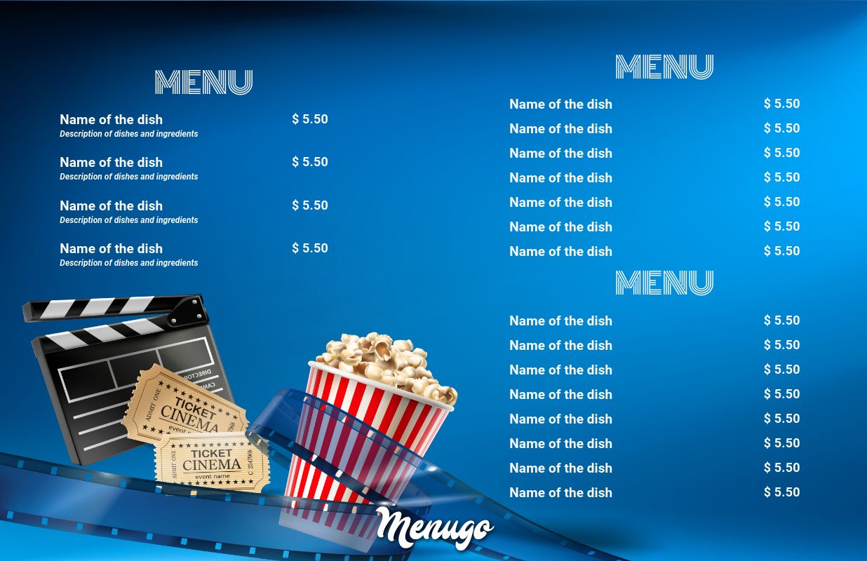Menugo - Cinema Menu