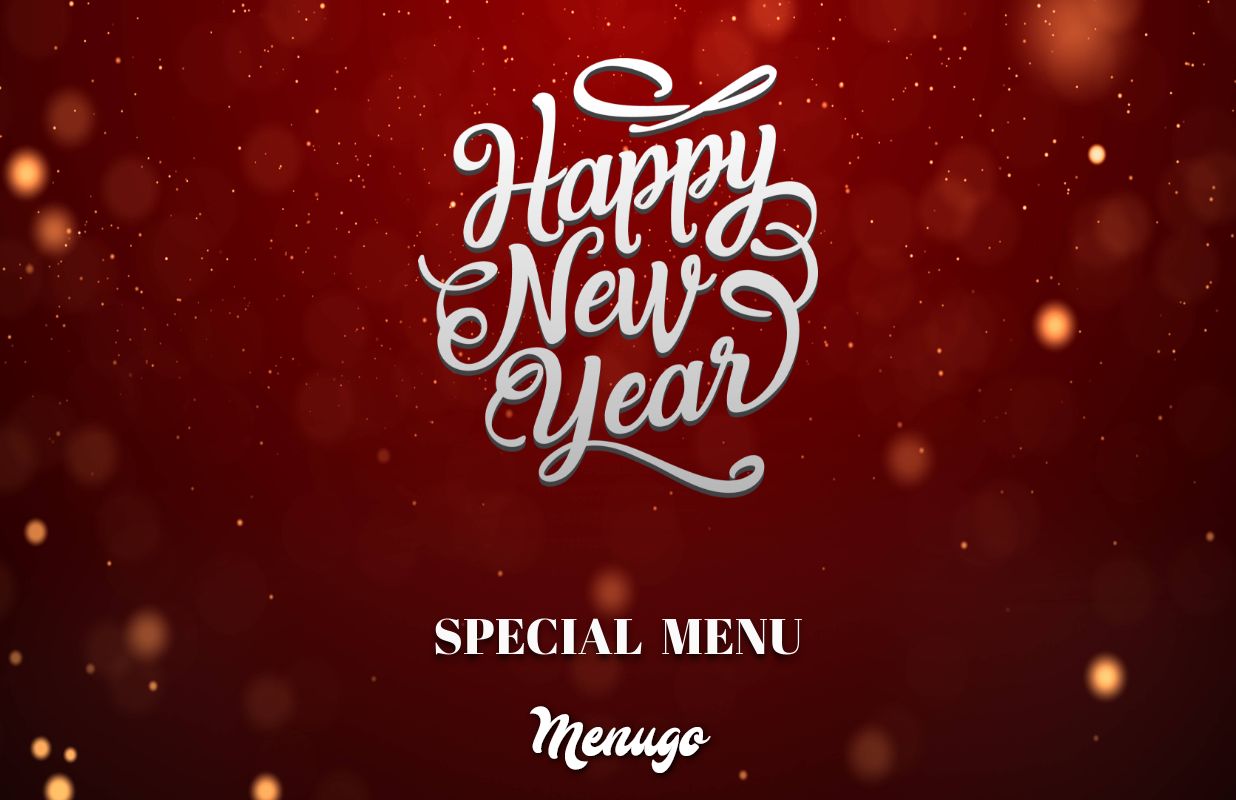 New Years Eve Menu Template from menugo.com